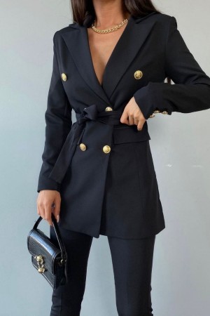 220949 black Pants suit
