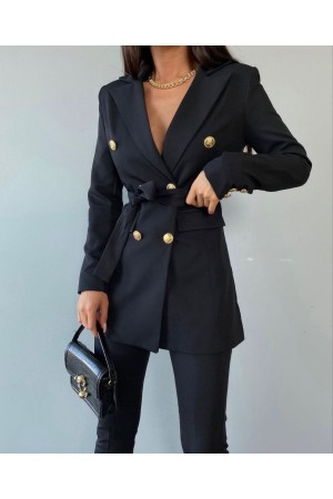 220949 TOPTAN SİYAH PANTOLON TAKIM