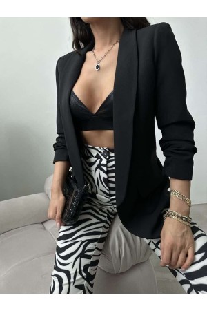 220953 TOPTAN SİYAH CEKET