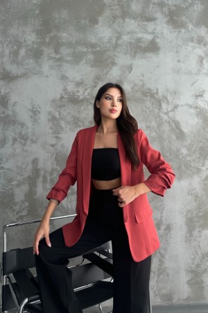 220956 TOPTAN KİREMİT CEKET