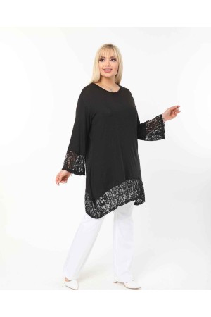 220969 TOPTAN SİYAH TUNİK