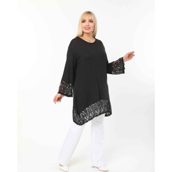 220969 TOPTAN SİYAH TUNİK