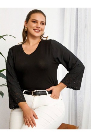 220974 TOPTAN SİYAH BLUZ