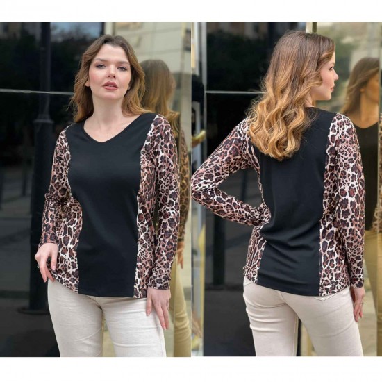 220980 TOPTAN SİYAH BLUZ