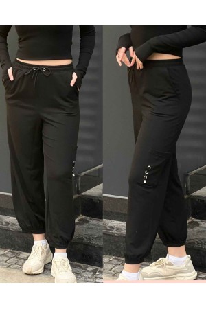 220998 TOPTAN SİYAH EŞOFMAN ALTI