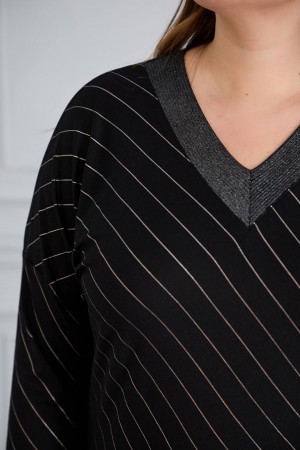 221016 TOPTAN SİYAH BLUZ