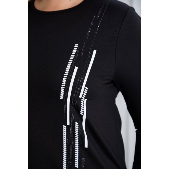 221030 TOPTAN SİYAH BLUZ