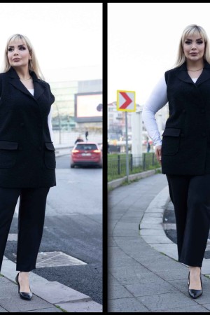 221054 black WAISTCOAT