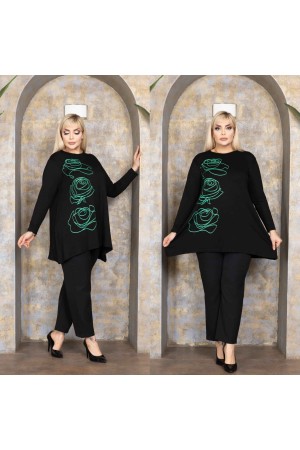 221056 TOPTAN SİYAH BLUZ