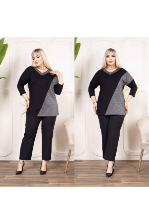 221058 TOPTAN SİYAH BLUZ