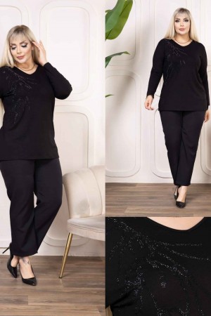 221063 TOPTAN SİYAH BLUZ