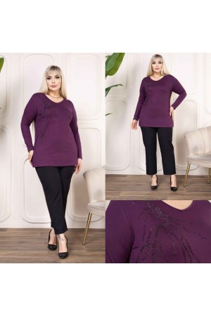 221065 purple BLOUSE