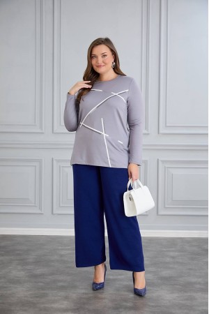 221072 TOPTAN GRİ BLUZ