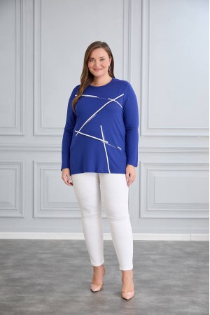 221075 TOPTAN SAKS BLUZ