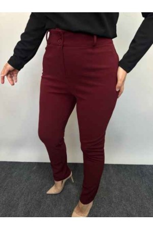 221130 TOPTAN BORDO PANTOLON