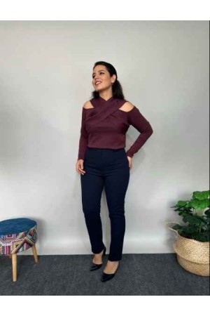 221133 TOPTAN LACİVERT PANTOLON