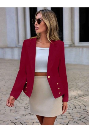 221148 TOPTAN BORDO CEKET