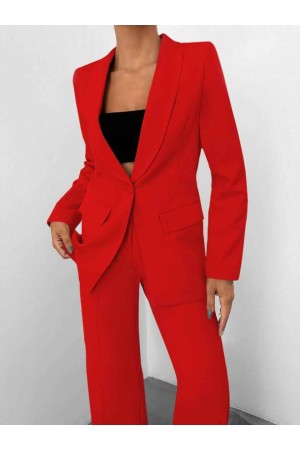 221171 TOPTAN KIRMIZI PANTOLON TAKIM