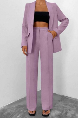 221172 TOPTAN LİLA PANTOLON TAKIM