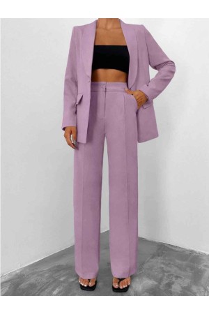 221172 TOPTAN LİLA PANTOLON TAKIM