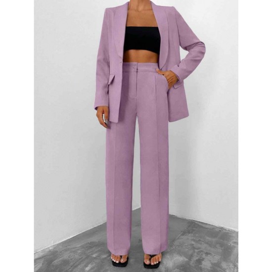 221172 TOPTAN LİLA PANTOLON TAKIM