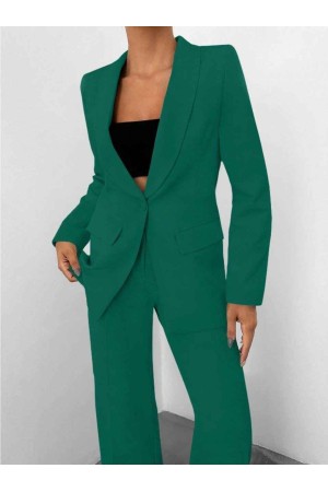 221173 TOPTAN YEŞİL PANTOLON TAKIM