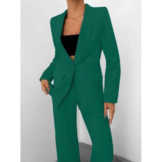 221173 TOPTAN YEŞİL PANTOLON TAKIM