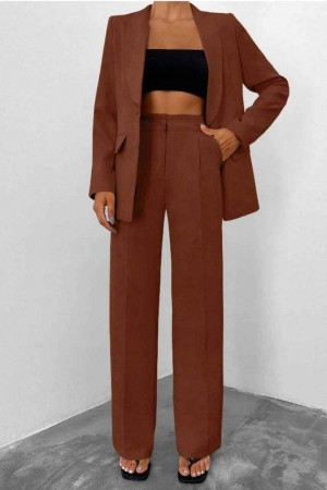 221176 TOPTAN KAHVE PANTOLON TAKIM