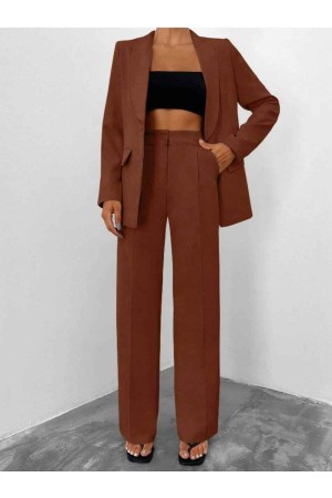 221176 TOPTAN KAHVE PANTOLON TAKIM