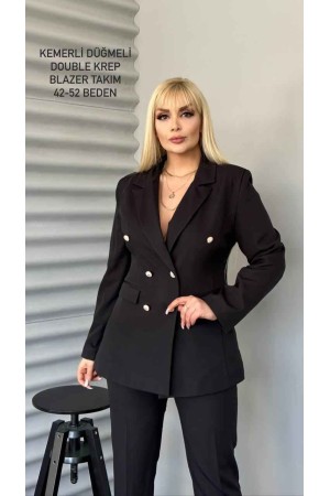 221179 TOPTAN SİYAH PANTOLON TAKIM