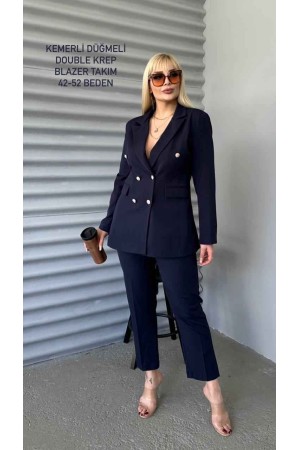 221181 TOPTAN LACİVERT PANTOLON TAKIM