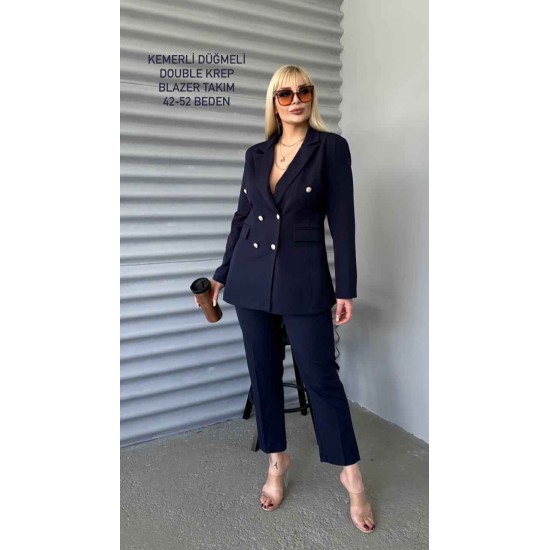 221181 TOPTAN LACİVERT PANTOLON TAKIM