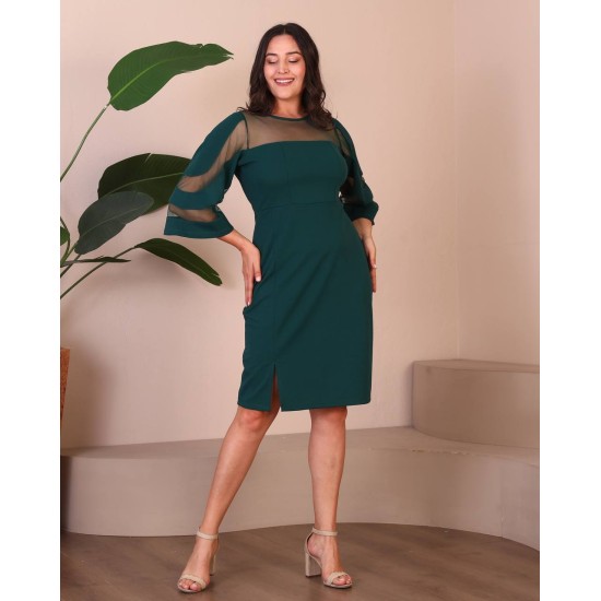 221254 GREEN DRESS