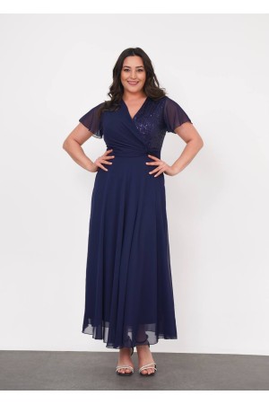 221260 TOPTAN MOR ELBİSE