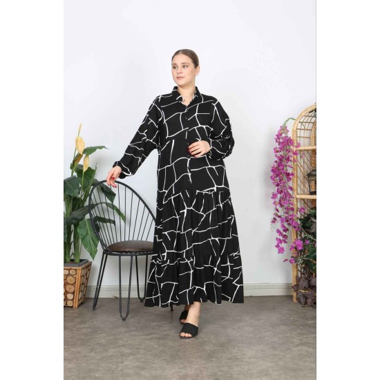 221281 patterned DRESS