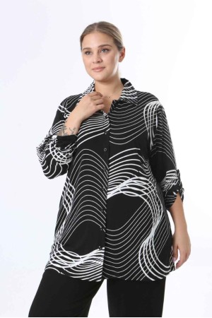 221321 TOPTAN DESENLİ GÖMLEK