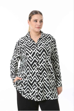 221341 TOPTAN DESENLİ GÖMLEK