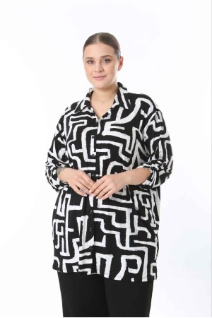 221348 TOPTAN DESENLİ GÖMLEK