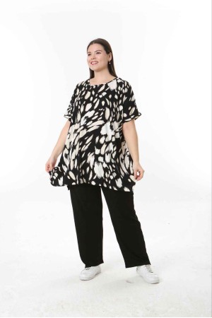 221361 TOPTAN DESENLİ BLUZ