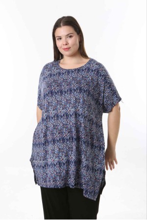 221362 TOPTAN DESENLİ BLUZ