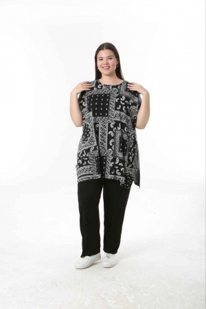 221364 patterned BLOUSE