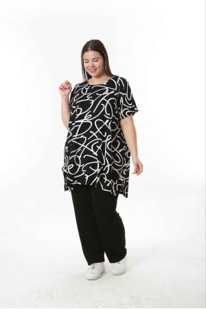 221365 TOPTAN DESENLİ BLUZ