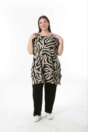 221366 patterned BLOUSE