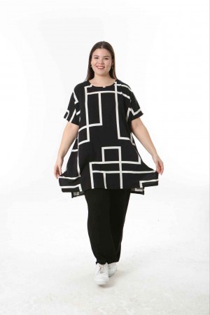 221367 patterned BLOUSE