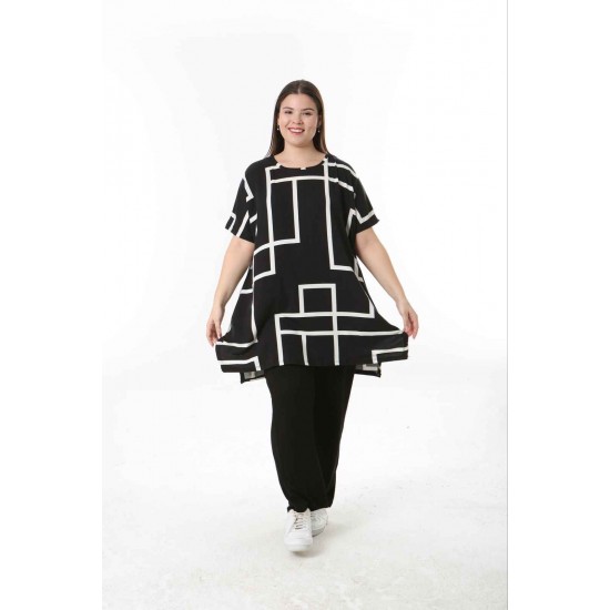 221367 patterned BLOUSE