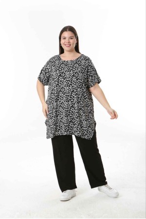 221370 TOPTAN DESENLİ BLUZ