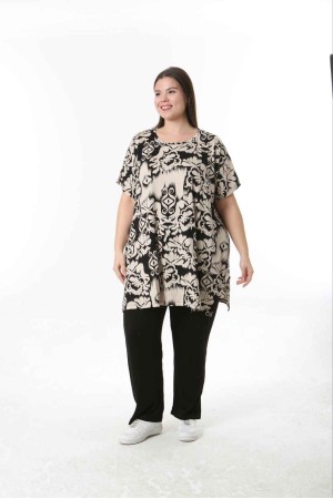 221376 TOPTAN DESENLİ BLUZ