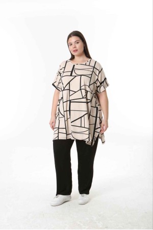 221379 TOPTAN DESENLİ BLUZ