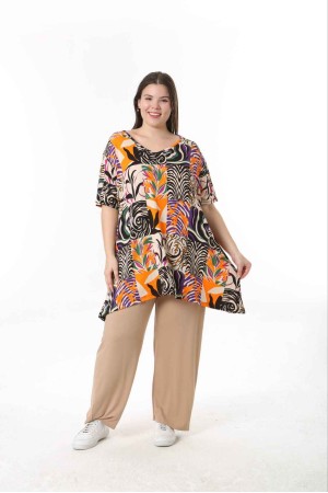 221389 TOPTAN DESENLİ BLUZ