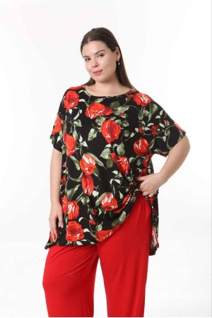 221390 TOPTAN DESENLİ BLUZ